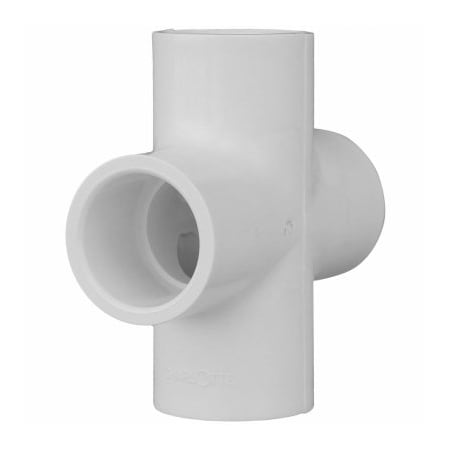 Charlotte Pipe And Foundry 112WHT SxSxSxS Cross PVC 02410 1200HA